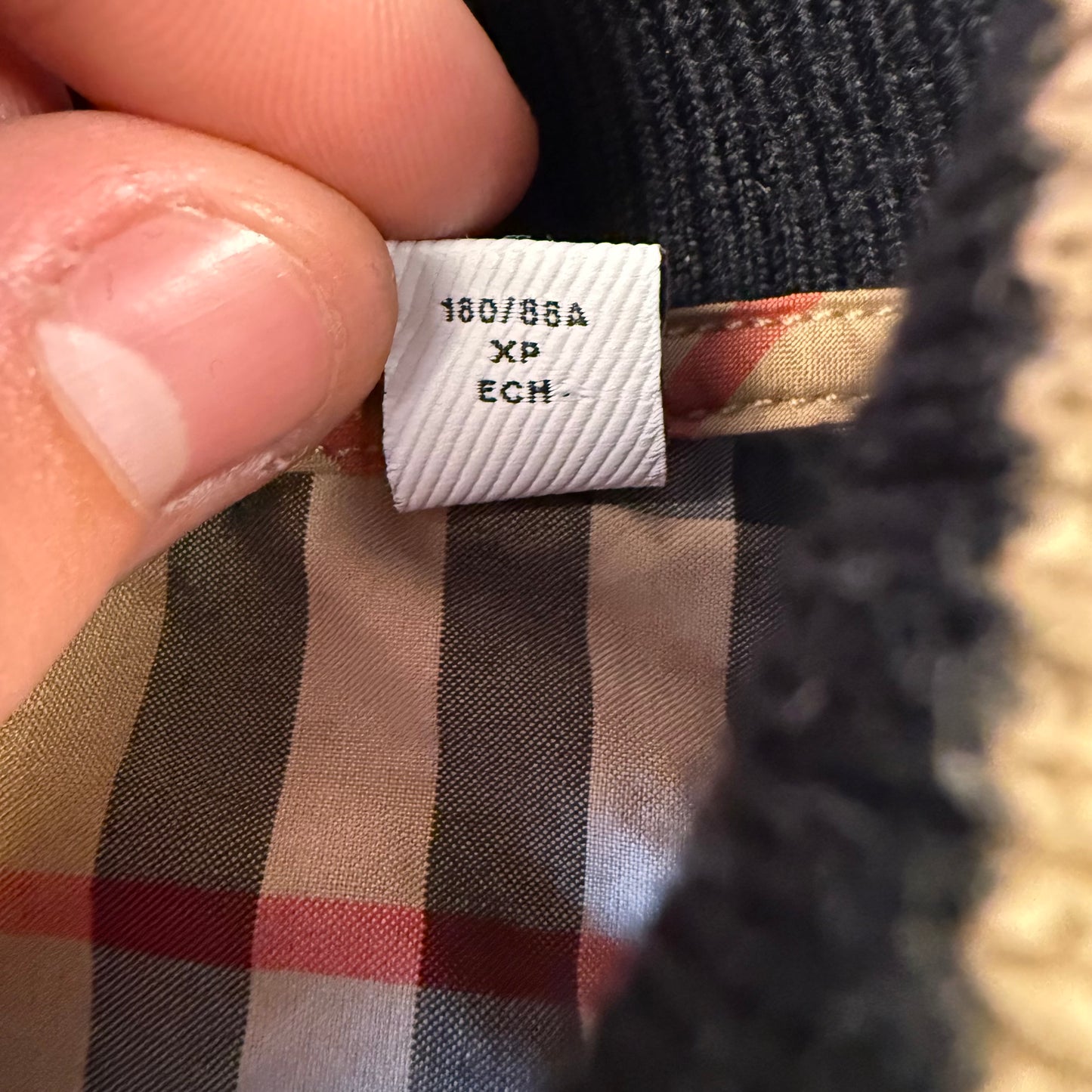 BURBERRY Long Sleeve Check Pattern Shirt