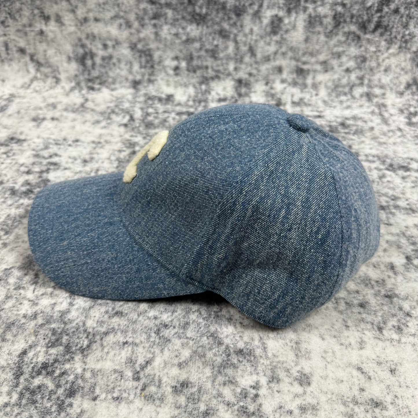 Celine Paris C Logo ‘Blue’ Denim Baseball Cap