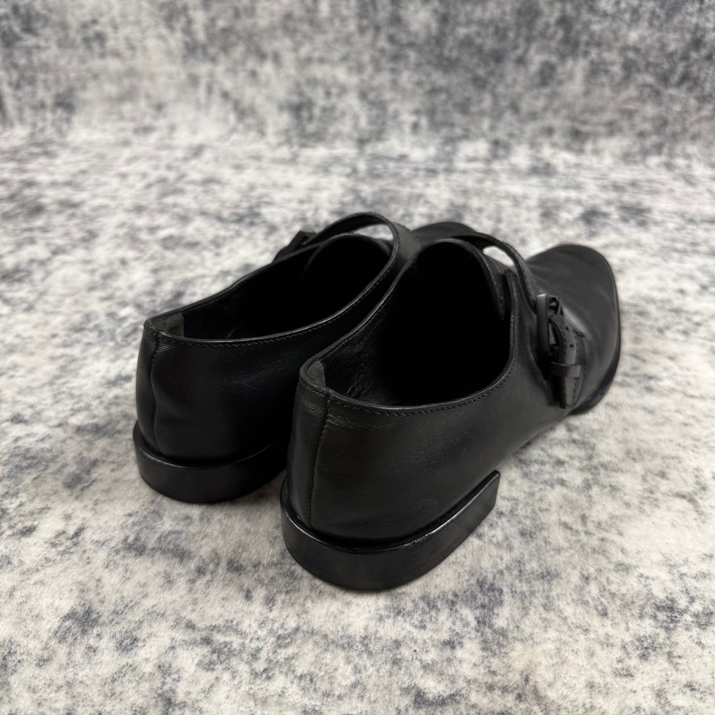 Alexander Wang Ruby Monk Strap ‘Black’ Leather Shoes