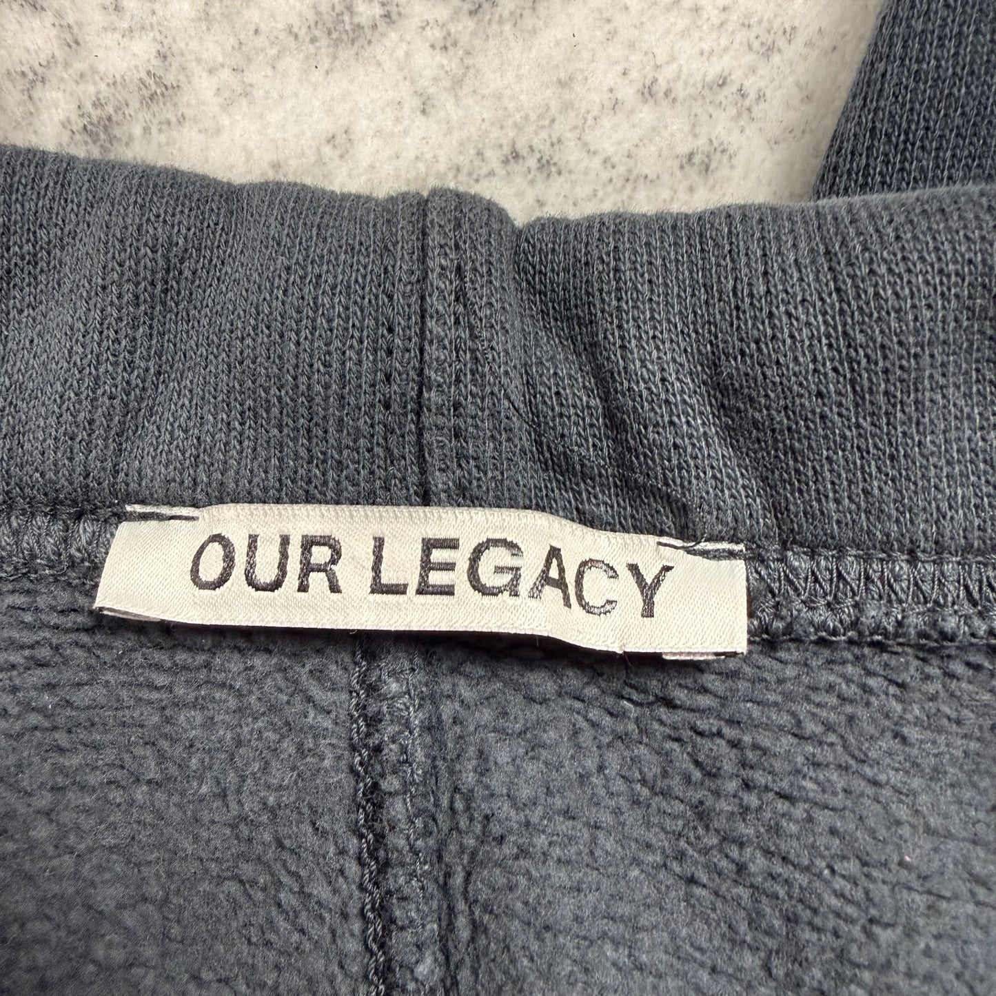 Our Legacy Black Yin Yang Embroidery Sweatpants