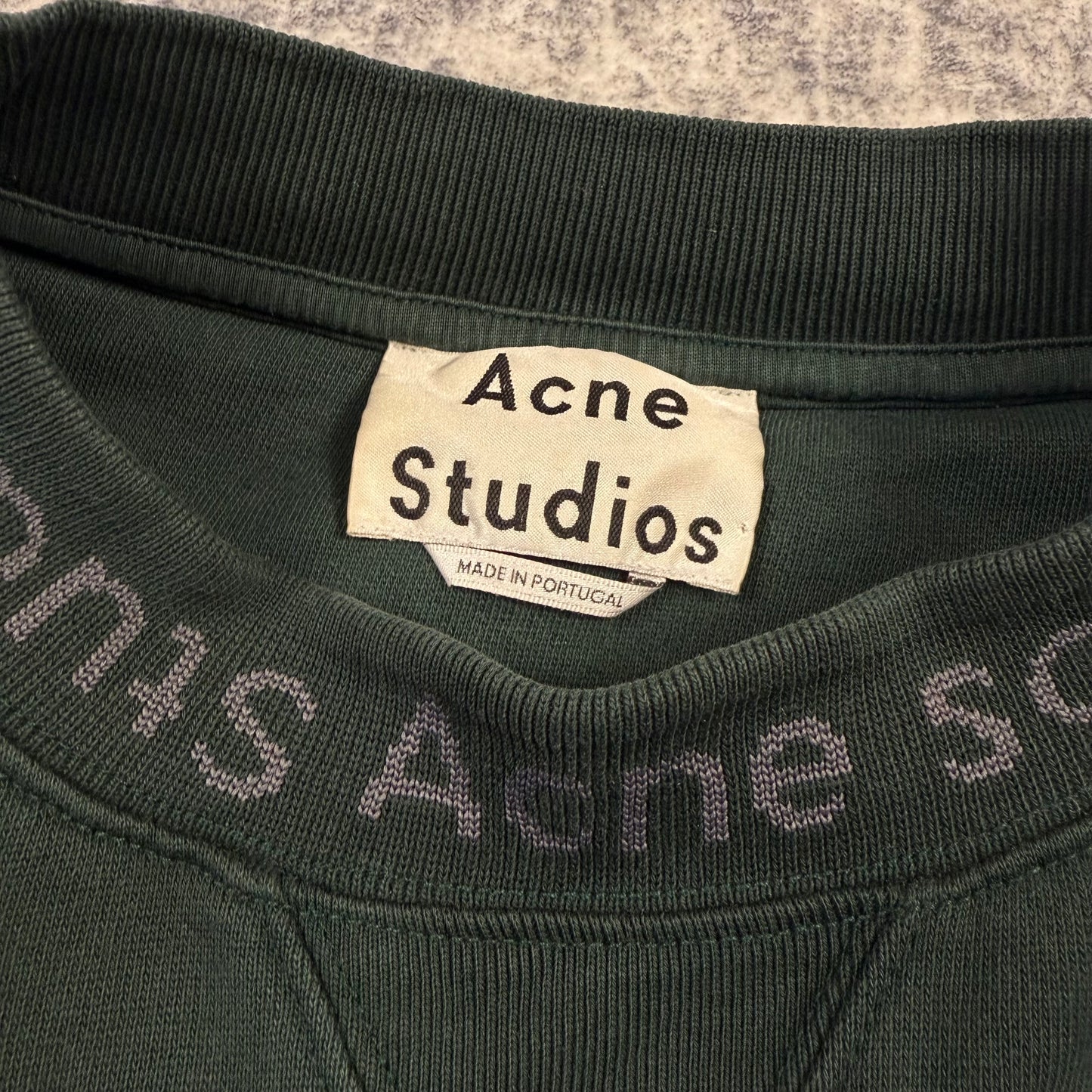 Acne Studios Flogho ‘Green’ Crewneck