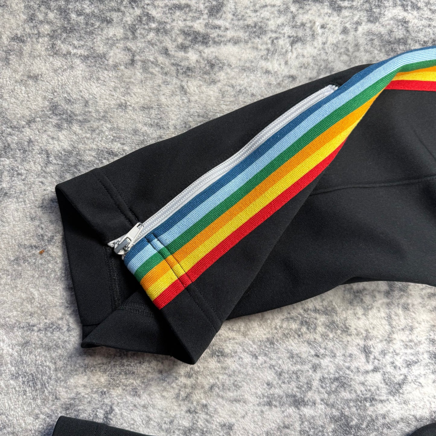 Palm Angels Rainbow Stripe ‘Black’ Track Pants