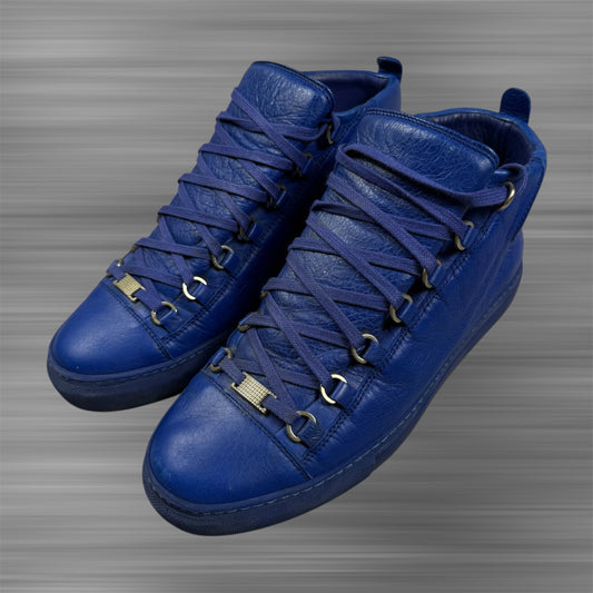 Balenciaga Arena ‘Blue’ Leather Shoes