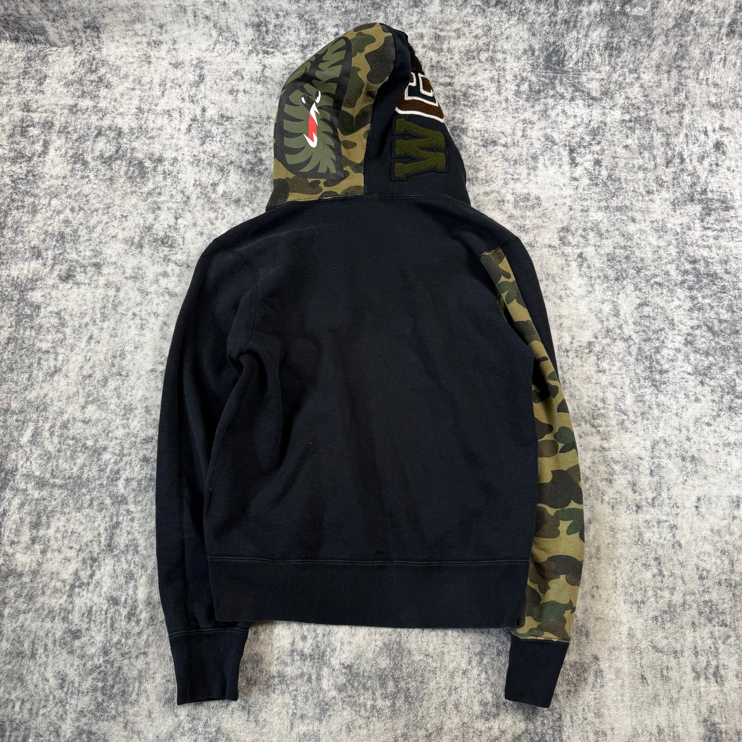 A Bathing Ape 1st Camo Crazy Shark Full Zip Hoodie
