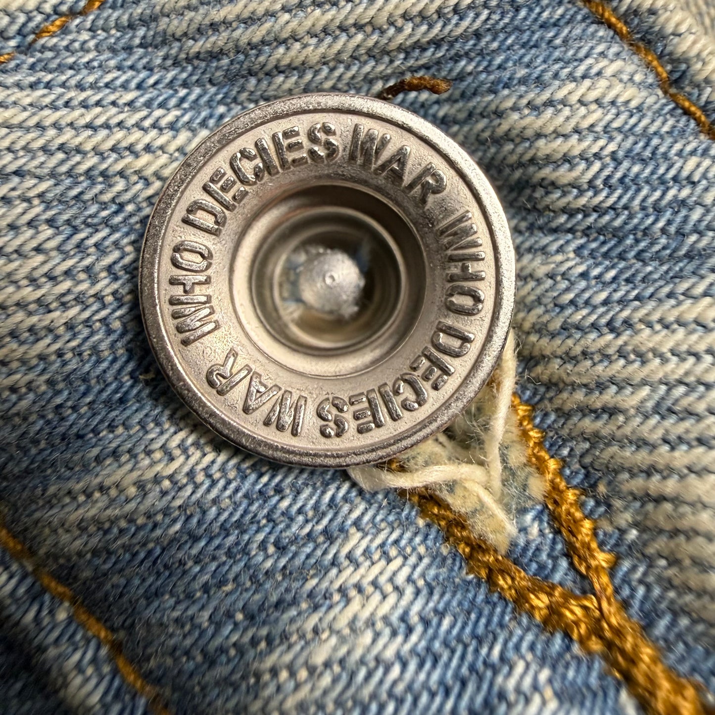 Who Decides War Blue Chaos Jeans