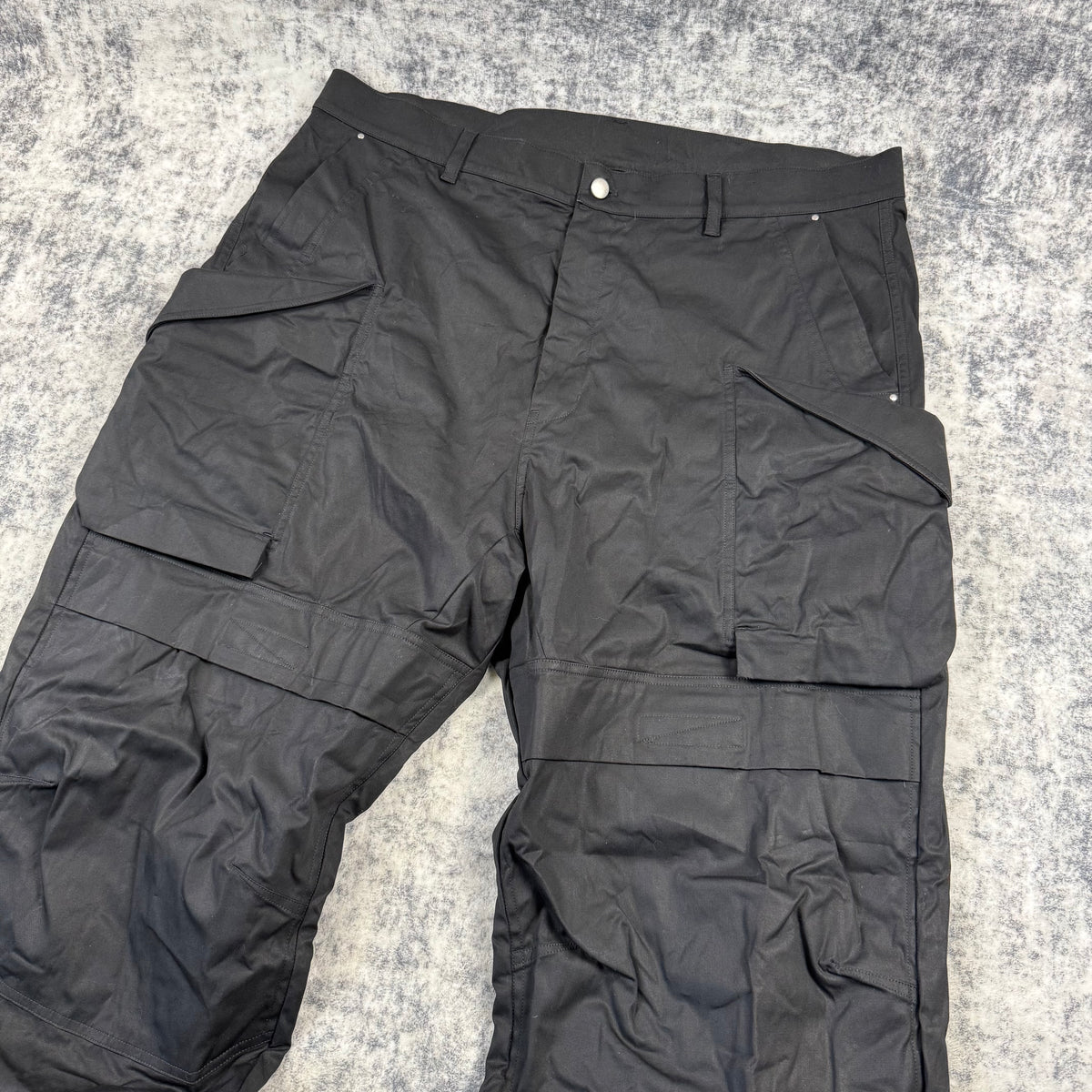 Rick Owens SS/24 Lido Stefan Cargo ‘Black’ Pants