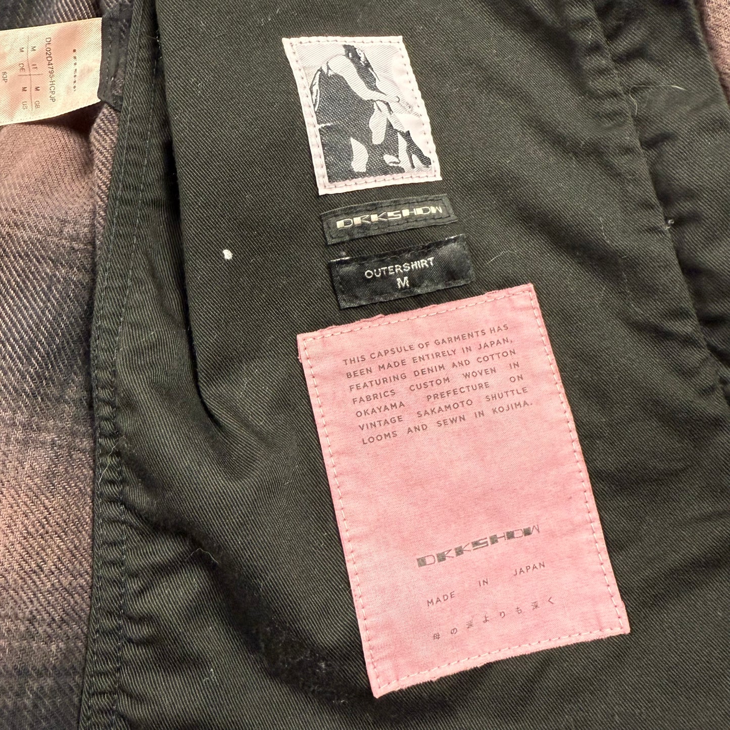 Rick Owens DRKSHDW Plaid ‘Purple’ Outershirt