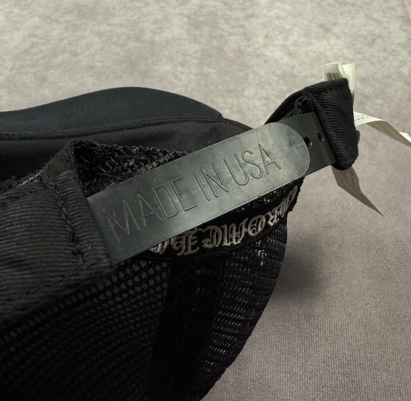 Chrome Hearts Vertical Logo Black Cap