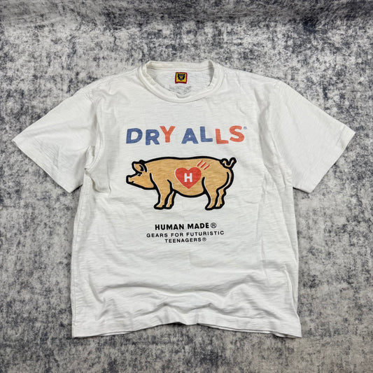 HUMAN MADE Pig Graphic Print S/S ‘White’ T-Shirt