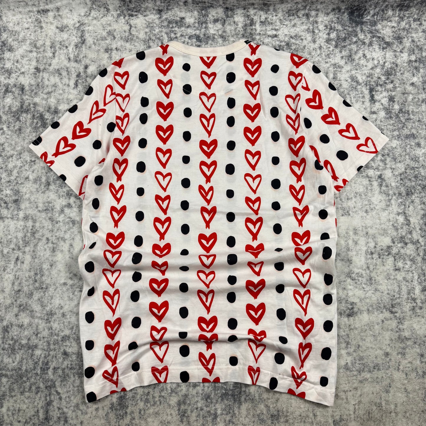 Dolce & Gabbana Heart & Polka Dot All-Over Print T-Shirt