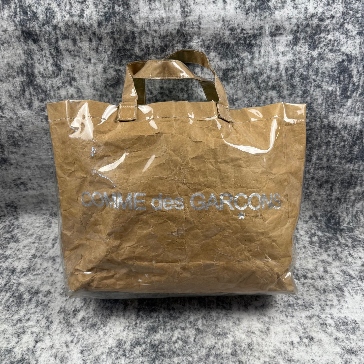 Come Des Garçons PVC Paper Tote Bag