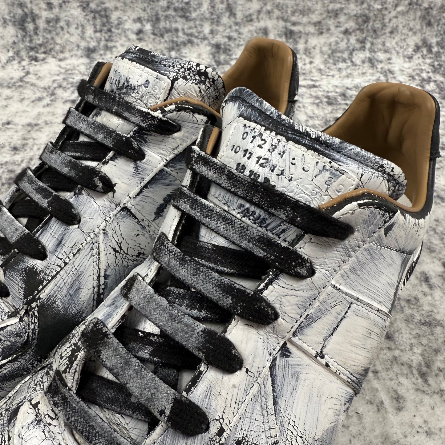 Maison Margiela Replica GAT ‘Aged Paint / Distressed Crackle’ Sneakers