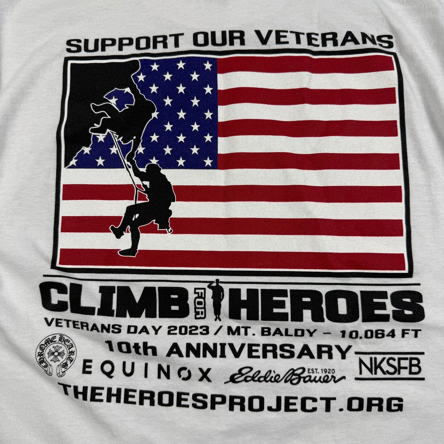 Chrome Hearts Equinox Climb For Heroes T-Shirt