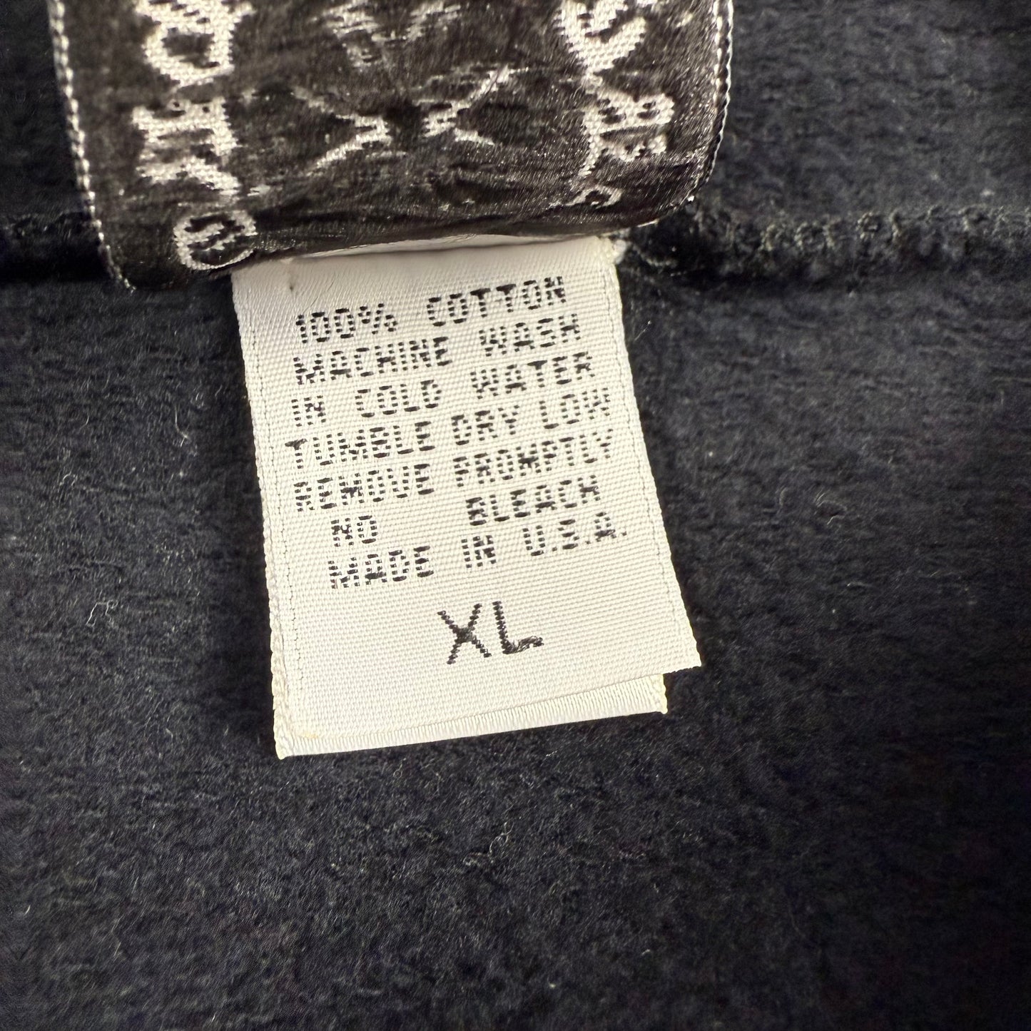Chrome Hearts Vintage Gold Horseshoe Cross ‘Black’ Zip Up Hoodie