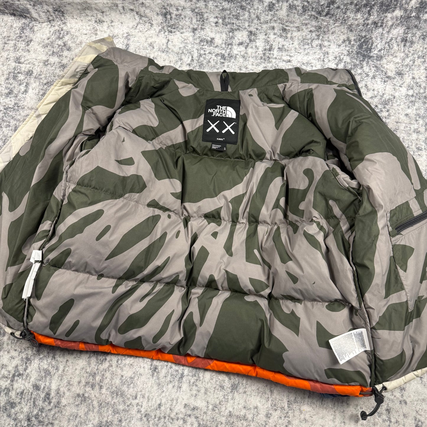 The North Face x KAWS Retro 1996 Nuptse Jacket 'Moonlight Ivory'