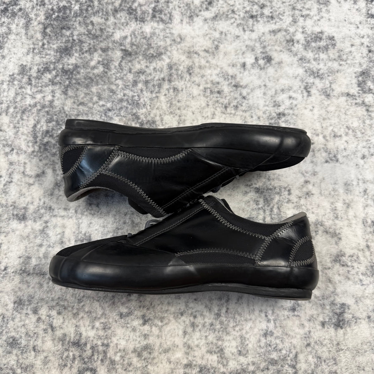 Issey Miyake Archive Leather & Mesh Technical Sneakers