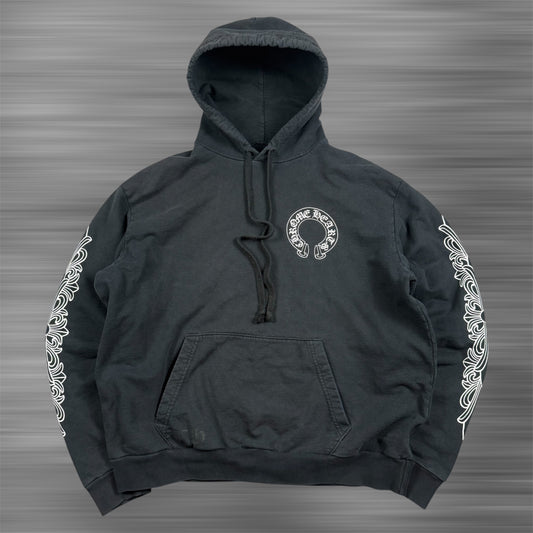 Chrome Hearts Horseshoe Floral ‘Black’ Hoodie