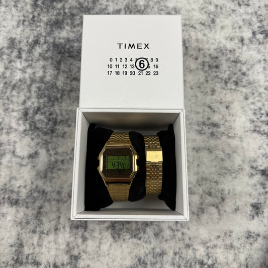 MM6 Maison Margiela x Timex Gold Digital Watch Set