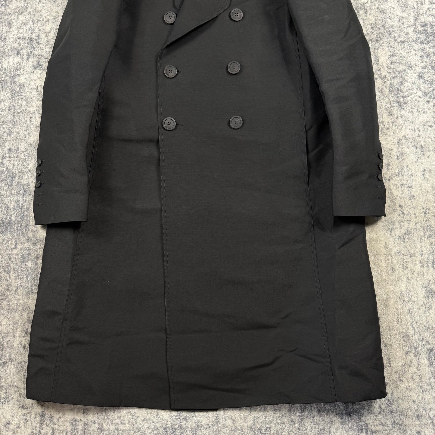 Rick Owens SS25 Hollywood Officer ‘Black’ Coat