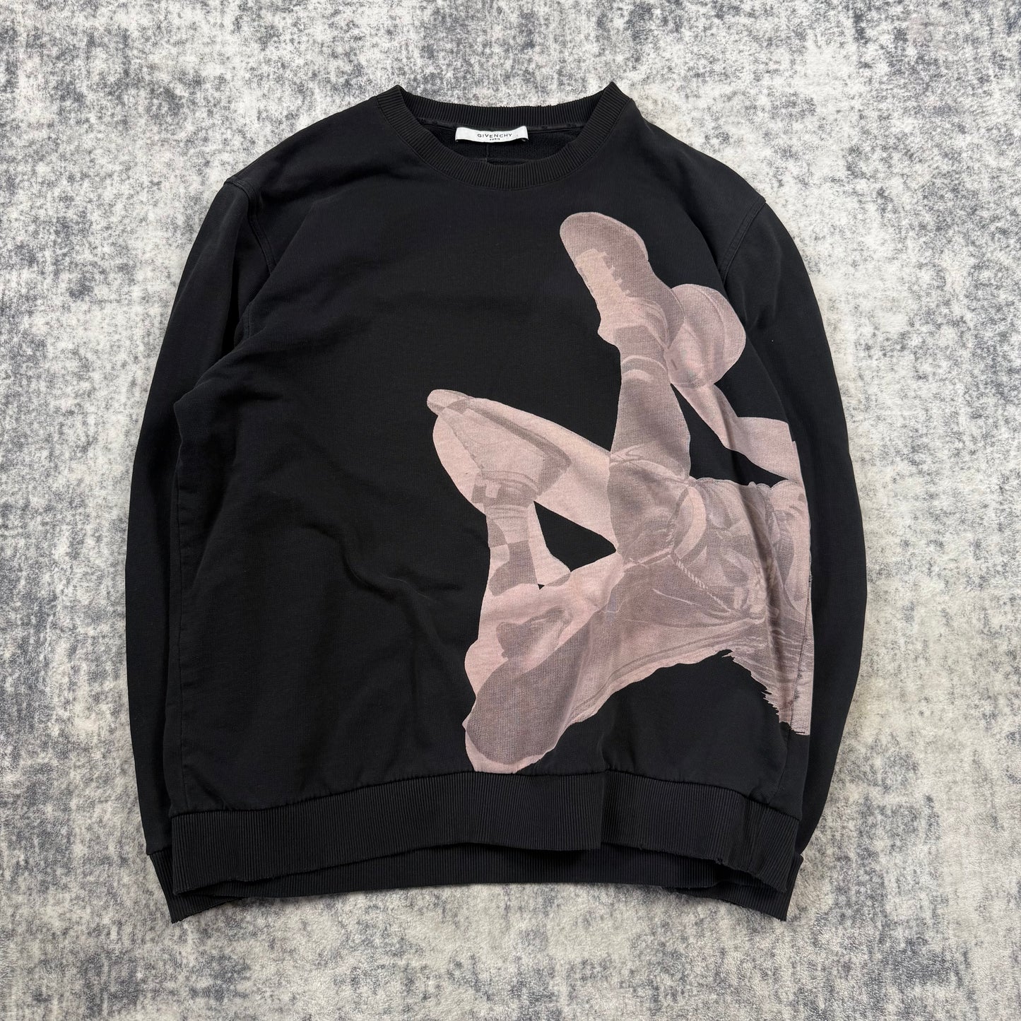 Givenchy SS15 Basketball ‘Black’ Distressed Sweatshirt