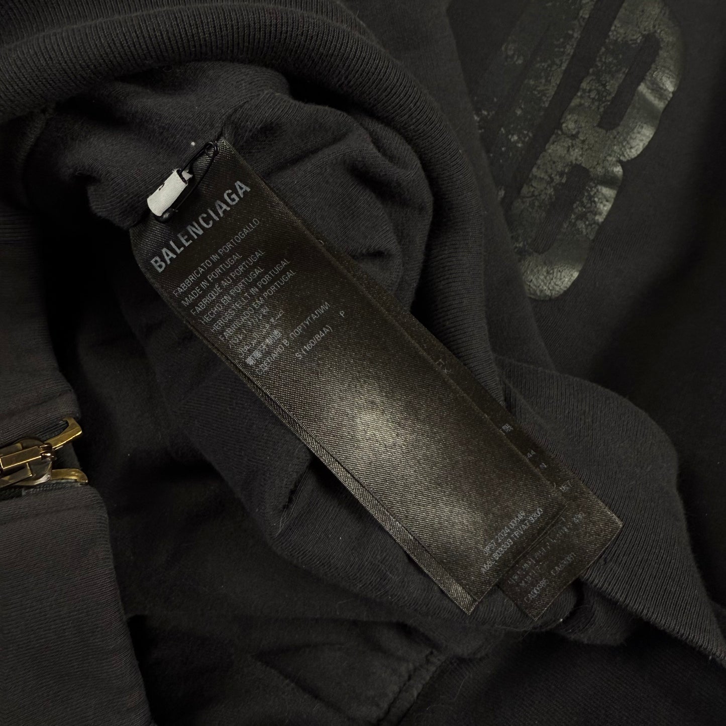 Balenciaga AGAICNELAB Hooded Bomber ‘Black’ Jacket