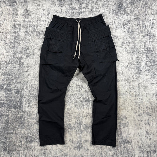 Rick Owens DRKSHDW Black 'Creatch' Cargo Pants