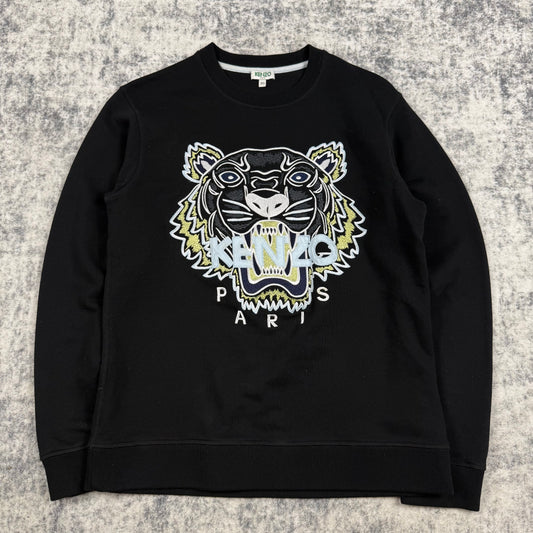 Kenzo Paris Black Logo Crewneck