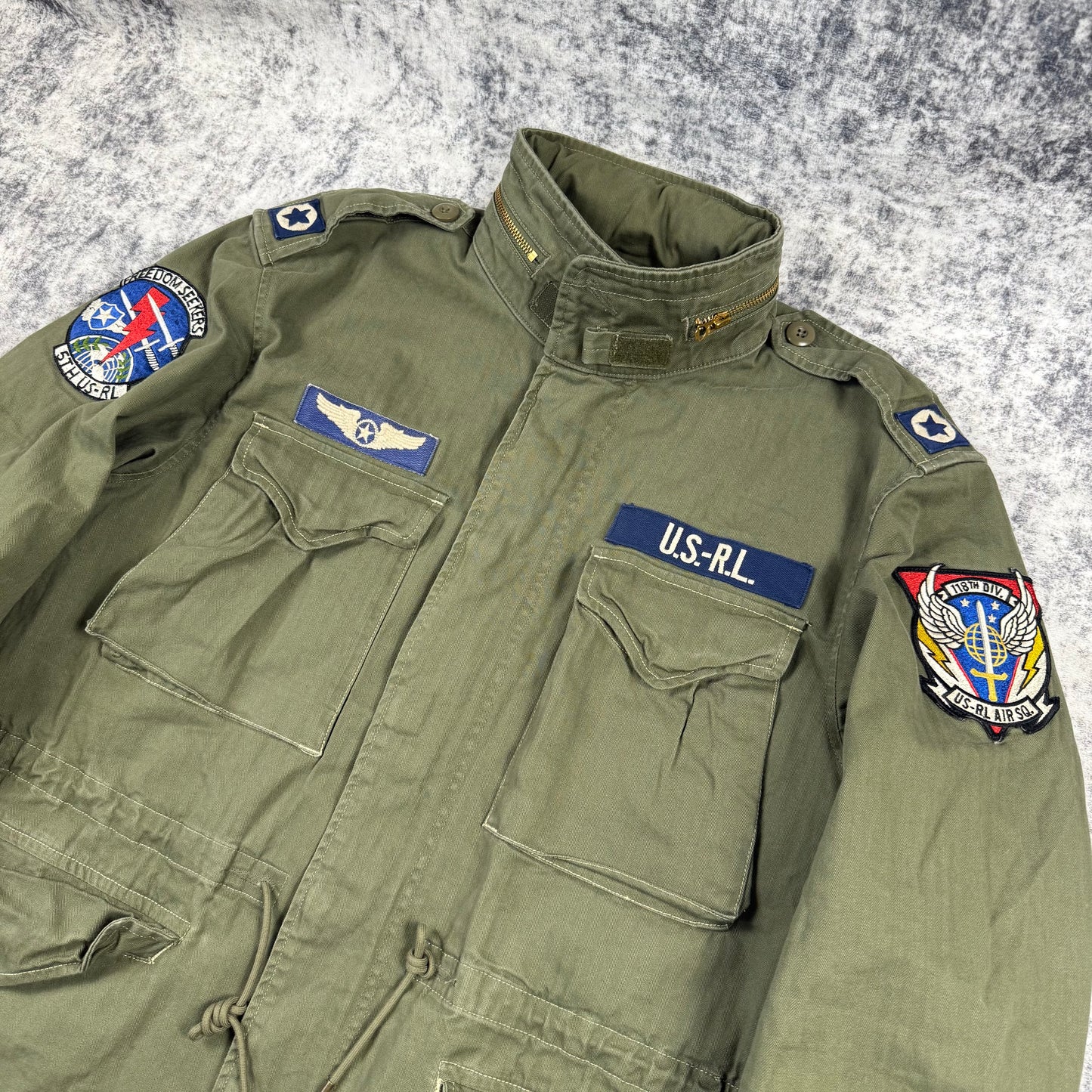 Polo Ralph Lauren Four Pocket Patch Work Army Jacket