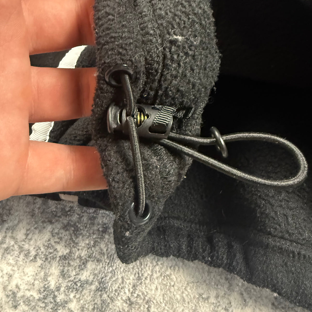 Supreme FW19 Polartec Half Zip ʼBlack’ Hooded Sweatshirt