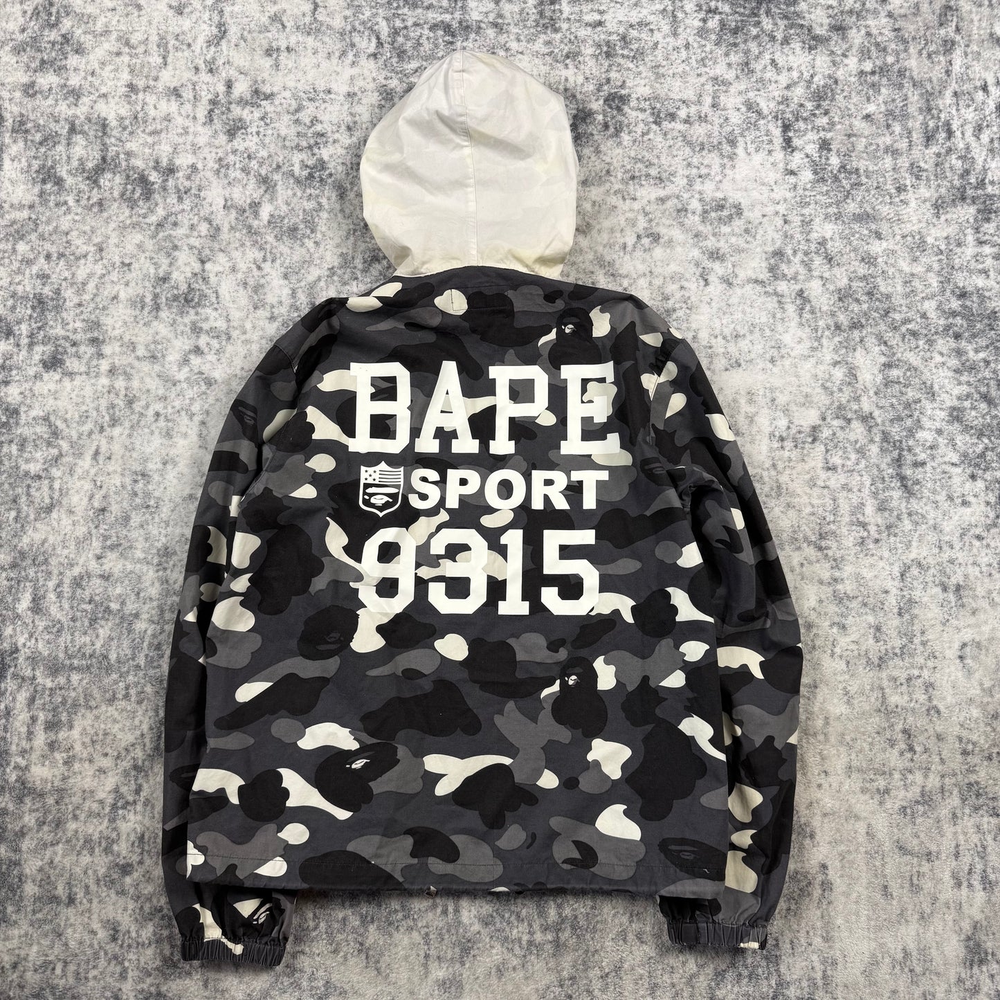 Bape Sport 9315 Camo Windbreaker