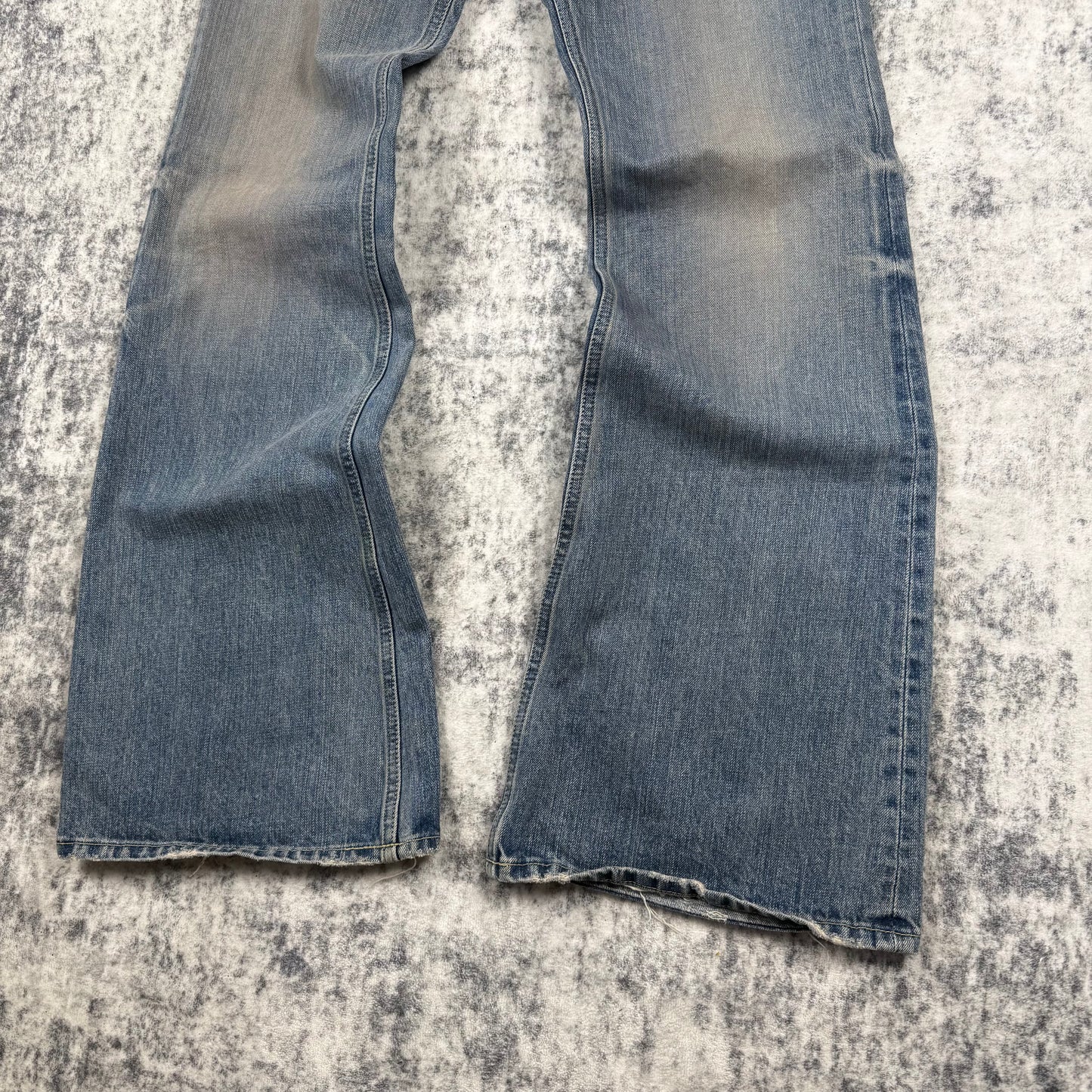 Balenciaga Low-Rise Flared Denim ‘Blue’ Jeans