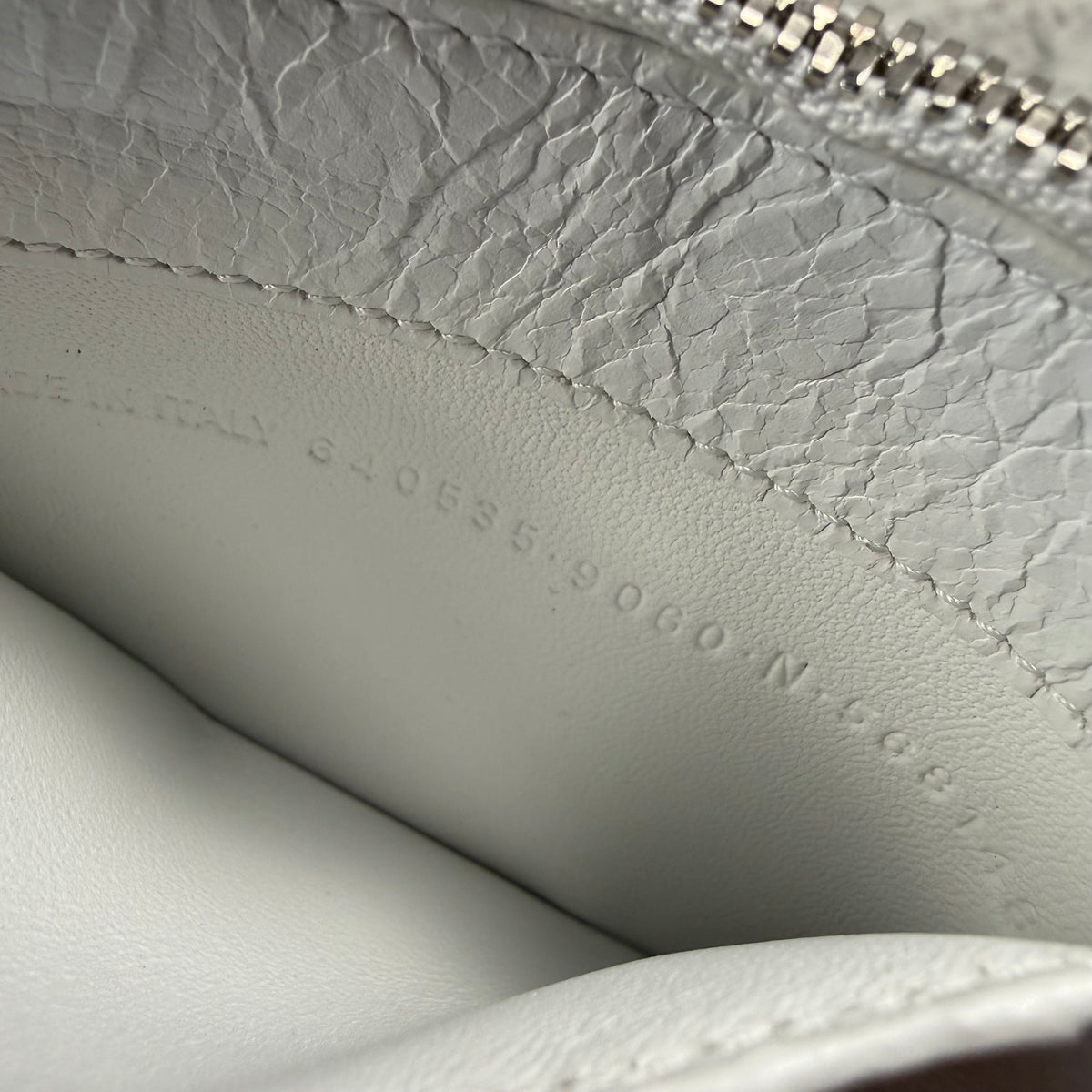 Balenciaga Diy Metal Logo Leather Card Holder