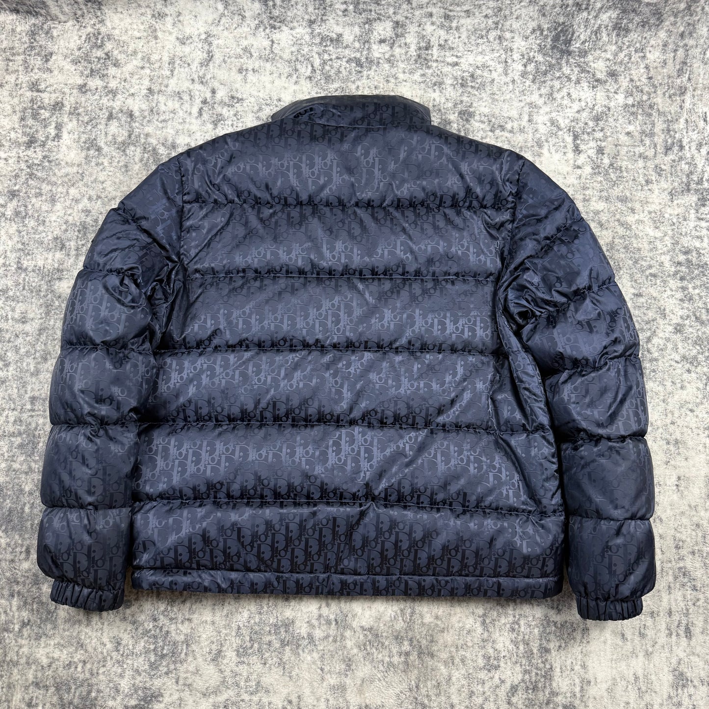 Dior Oblique ‘Navy/Blue’ Technical Jacquard Down Jacket