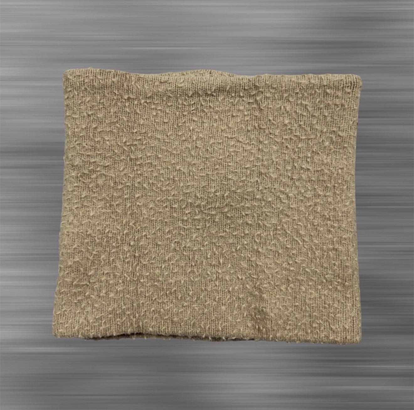 Maison Margiela Beige Gauge Piled Tube Scarf