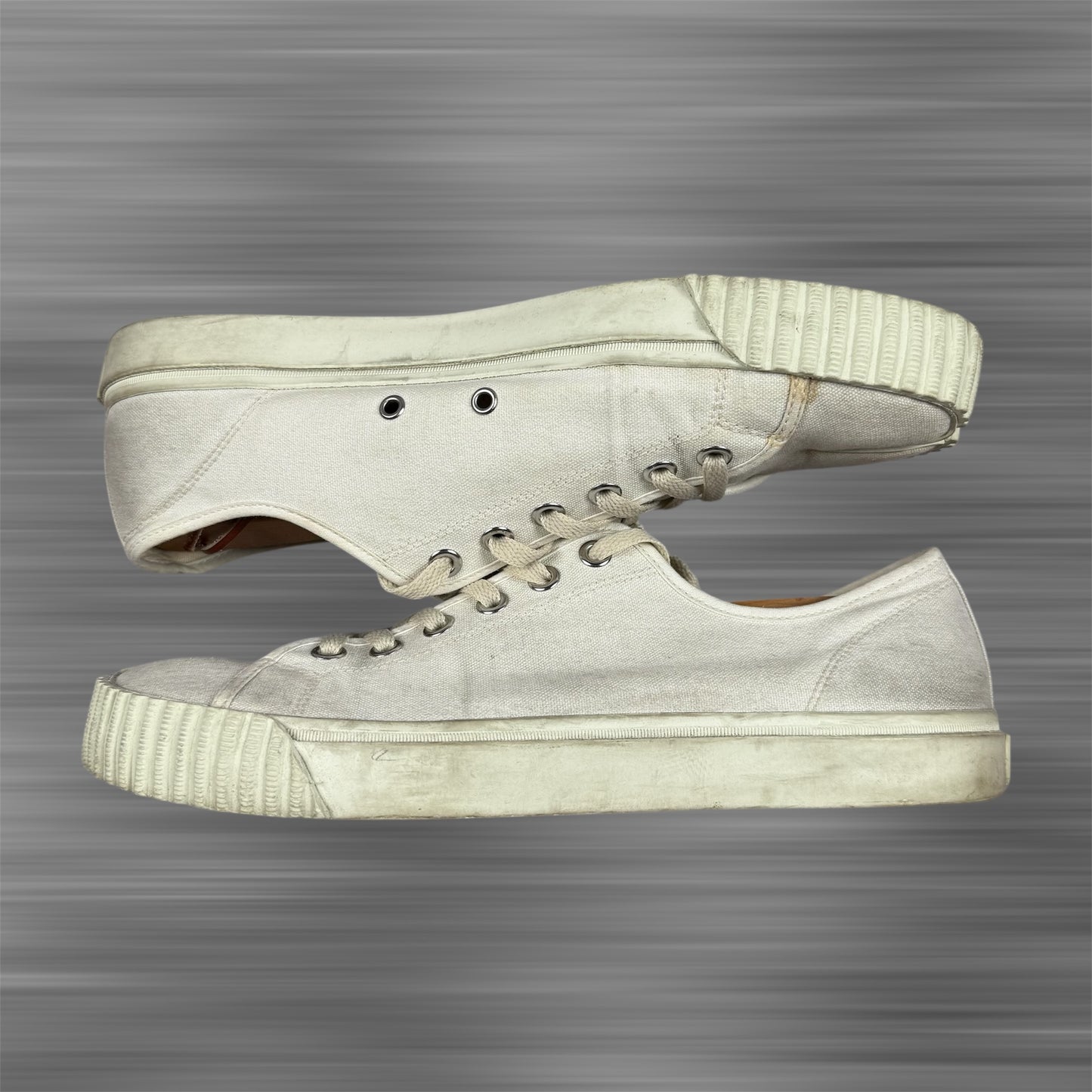 Maison Margiela Canvas Low ‘White’ Tabi Shoes
