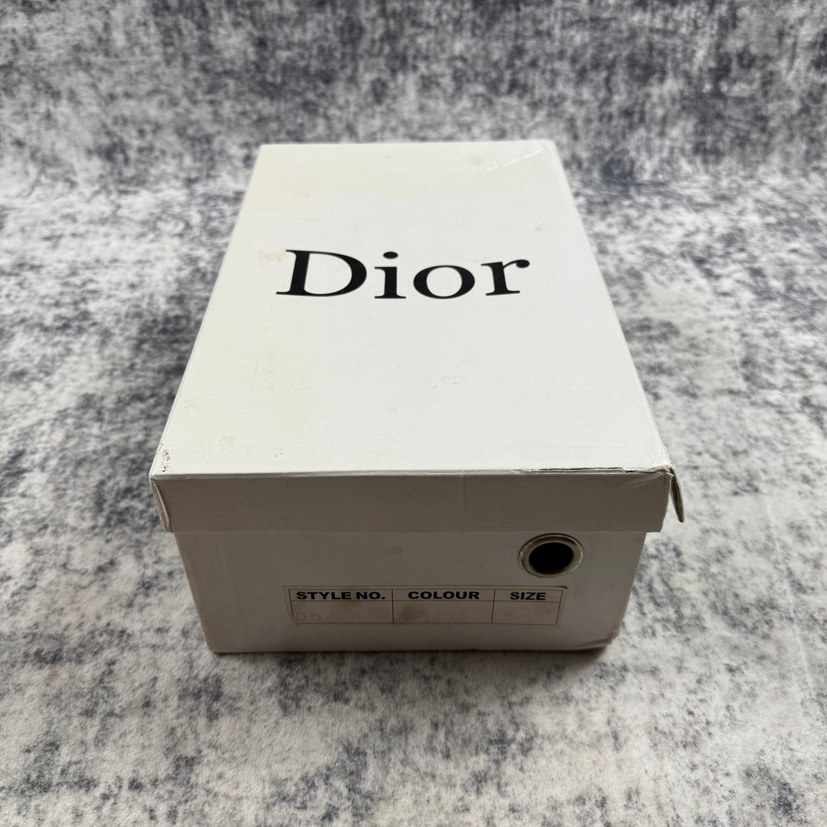 Dior Homme SS06 Hedi Slimane Glitter B01 Leather Sneakers