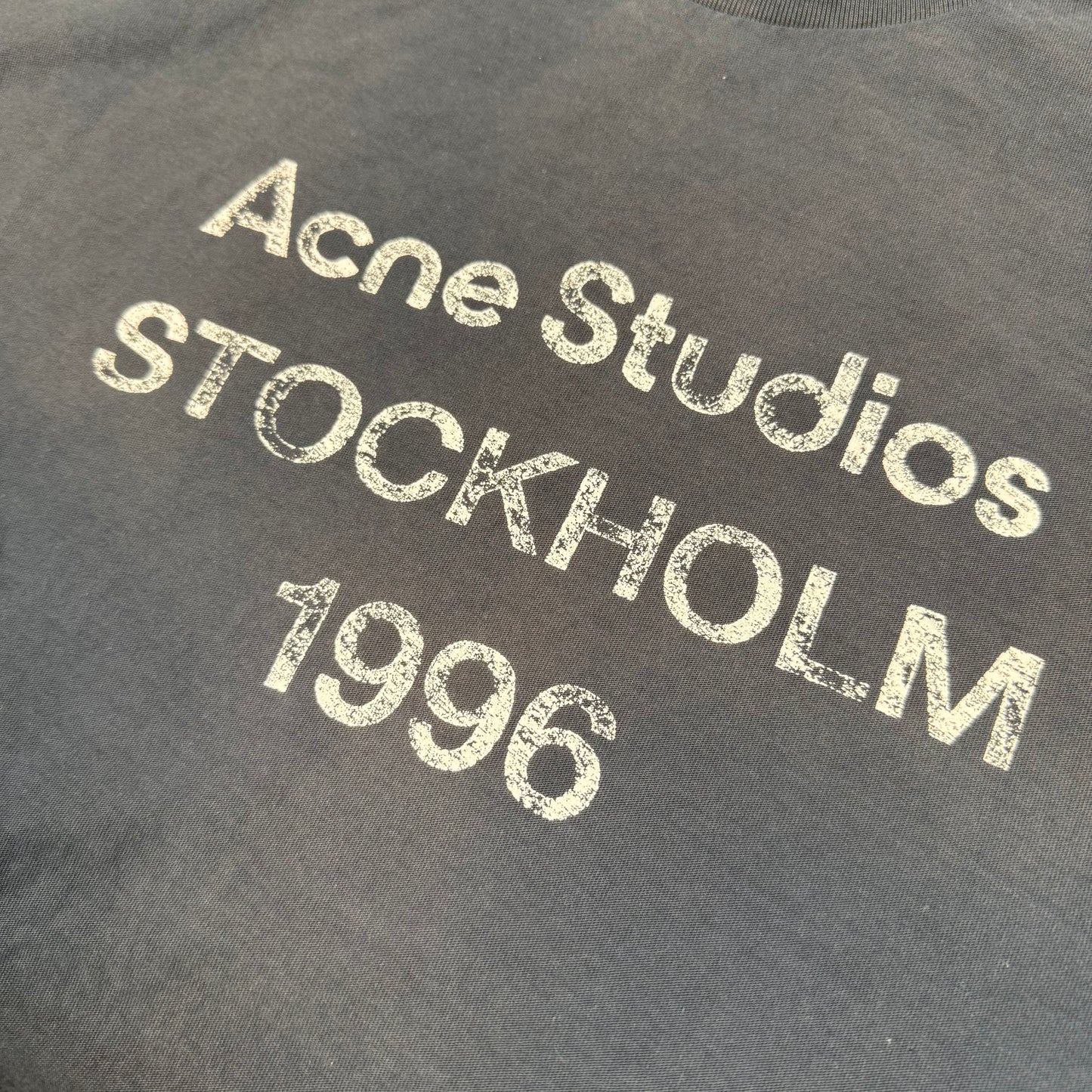 Acne Studios Stockholm 1996 Faded ‘Navy’ T-Shirt