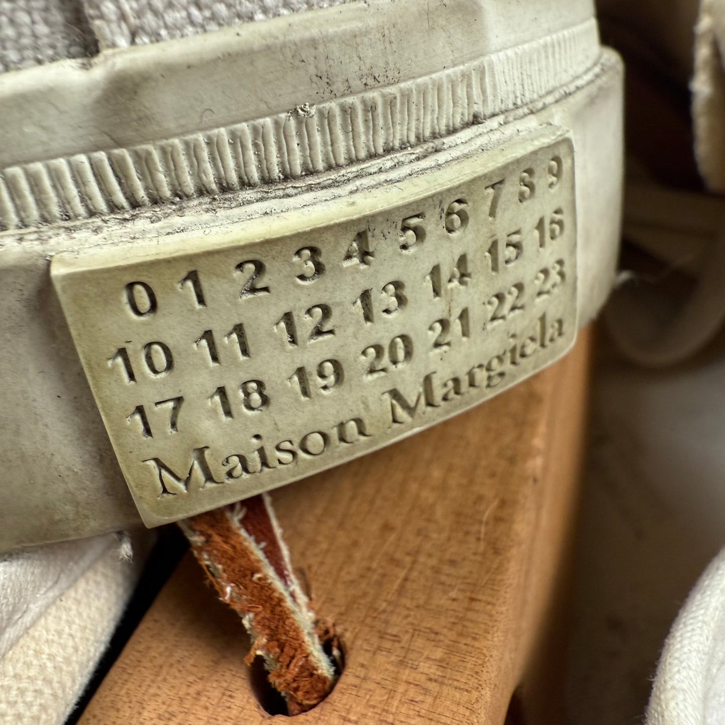 Maison Margiela Canvas Low ‘White’ Tabi Shoes