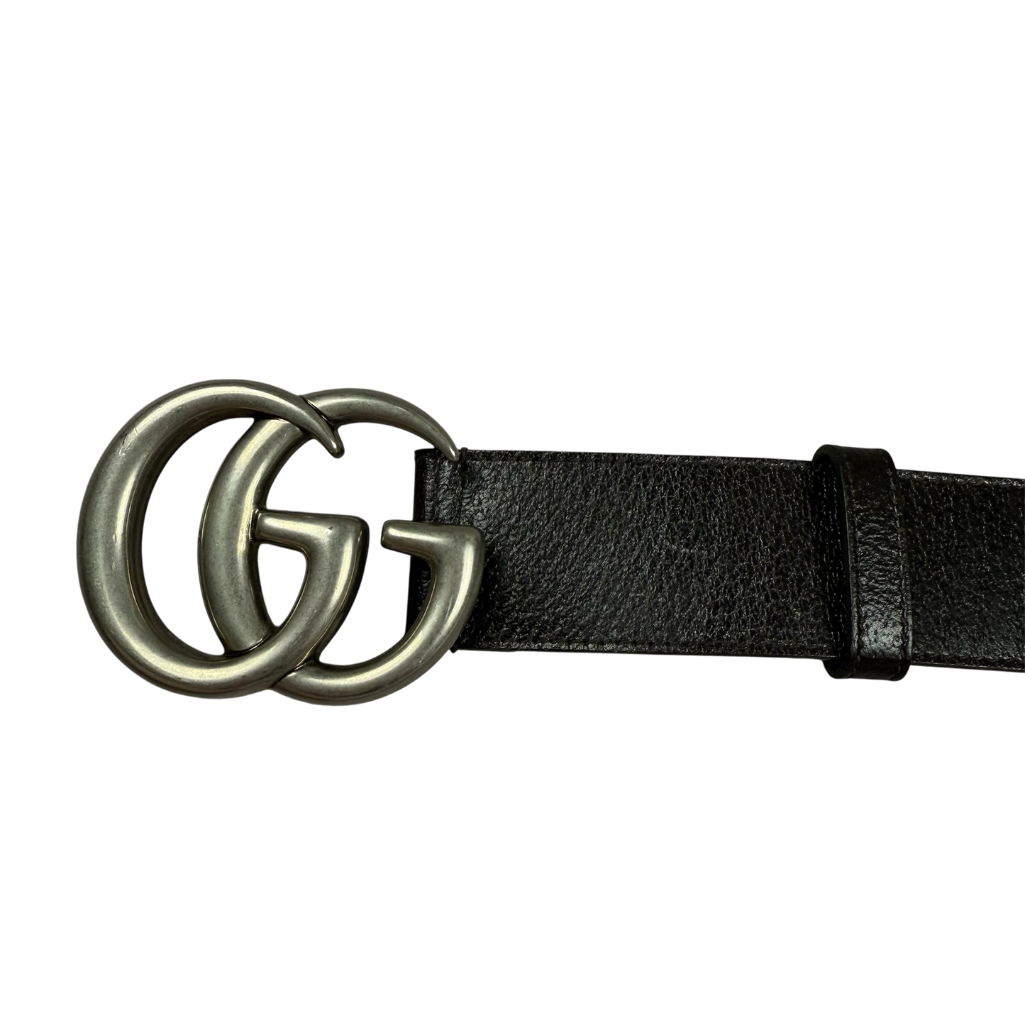 GUCCI GG-Buckle ‘Black’ Leather Belt