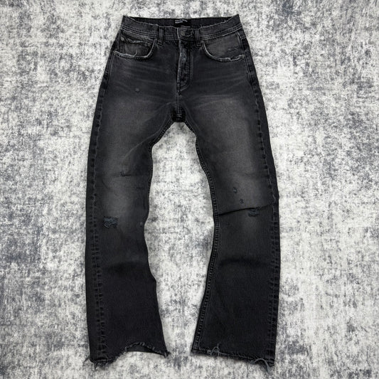 Enfants Riches Déprimés 2023A/W Distressed Burn ‘Black’ Jeans