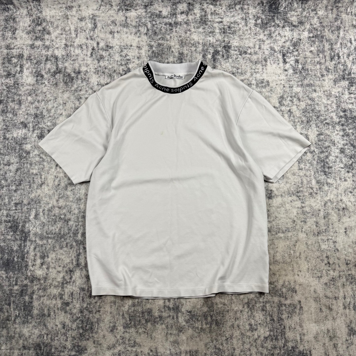 Acne Studios Logo Rib ‘White’ T-Shirt