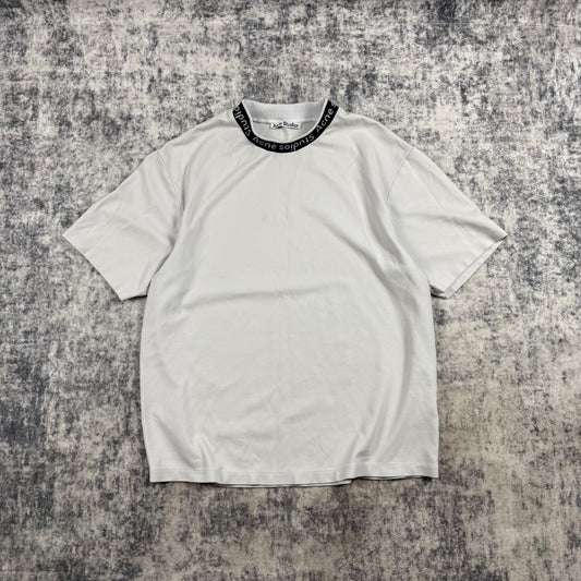 Acne Studios Logo Rib ‘White’ T-Shirt