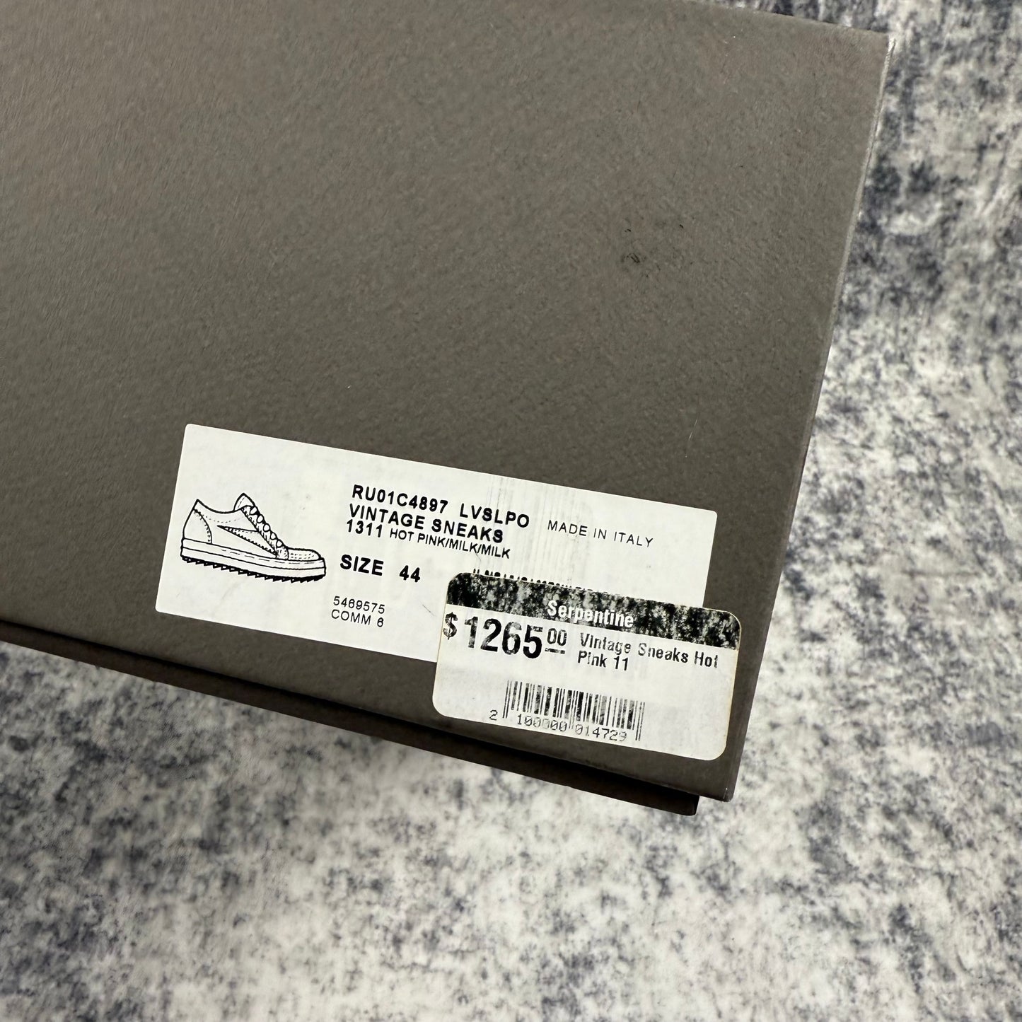 Rick Owens Vintage Vans Suede ‘Pink’ Shoes