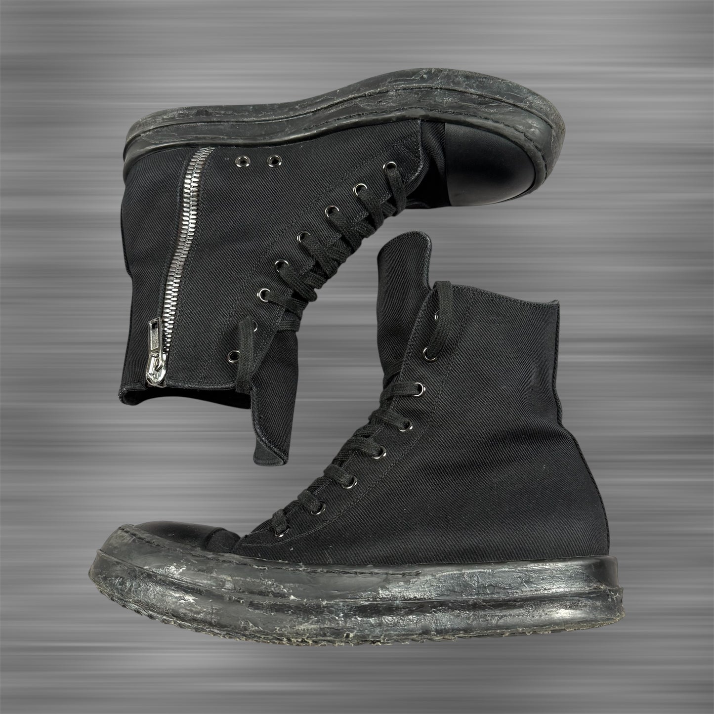 Rick Owens DRKSHDW Ramones High – Full Black