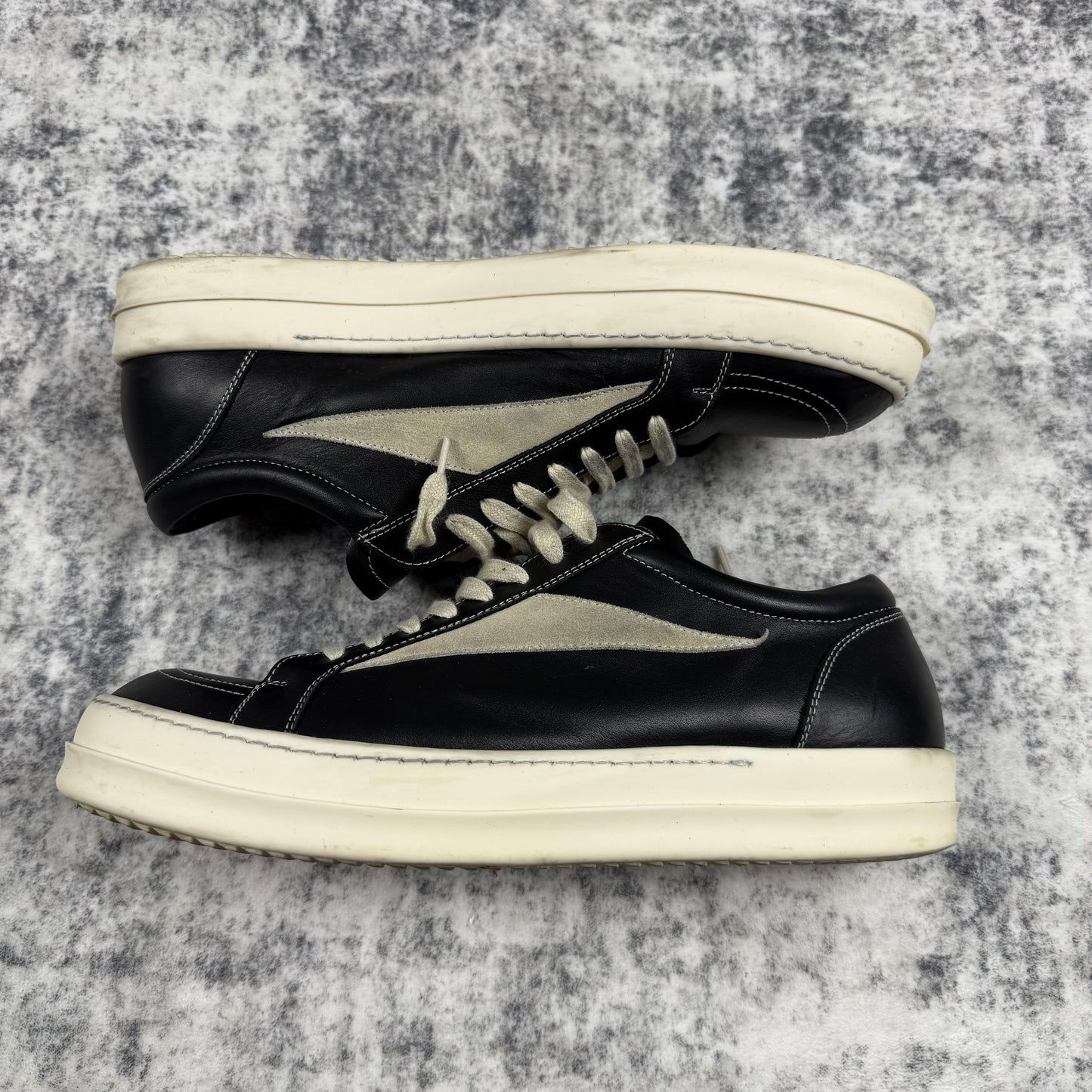 Rick Owens Vintage Vans Leather ‘Black’ Shoes