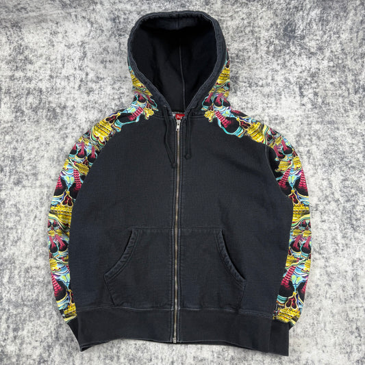 Supreme Skulls Big Logo ‘Black’ Zip Hoodie