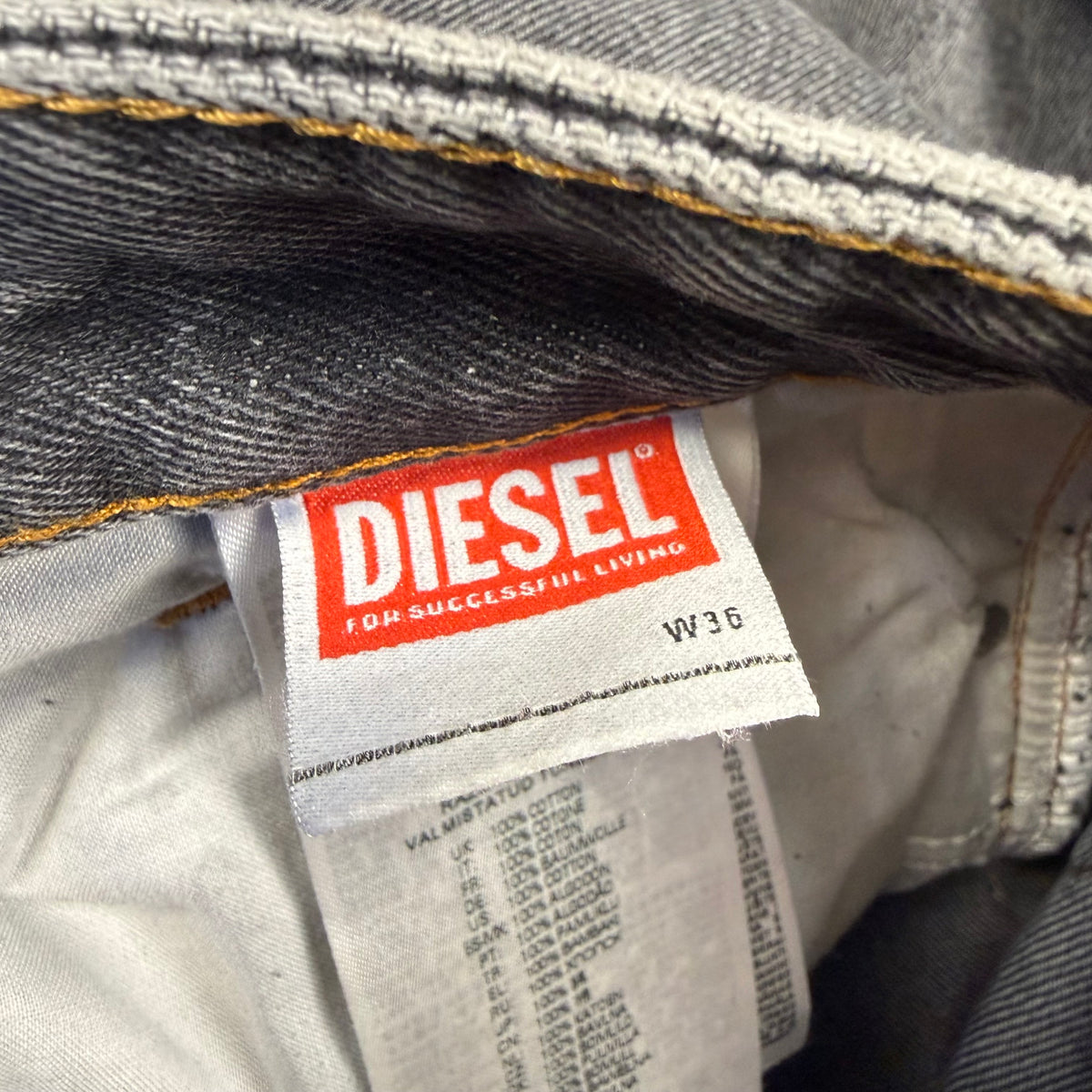 Diesel 1996 D-Sire Distressed Baggy Jeans