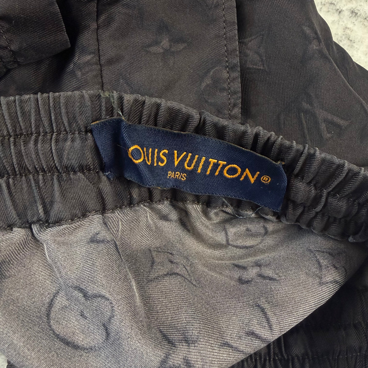 Louis Vuitton Printed Monogram Silk Shorts