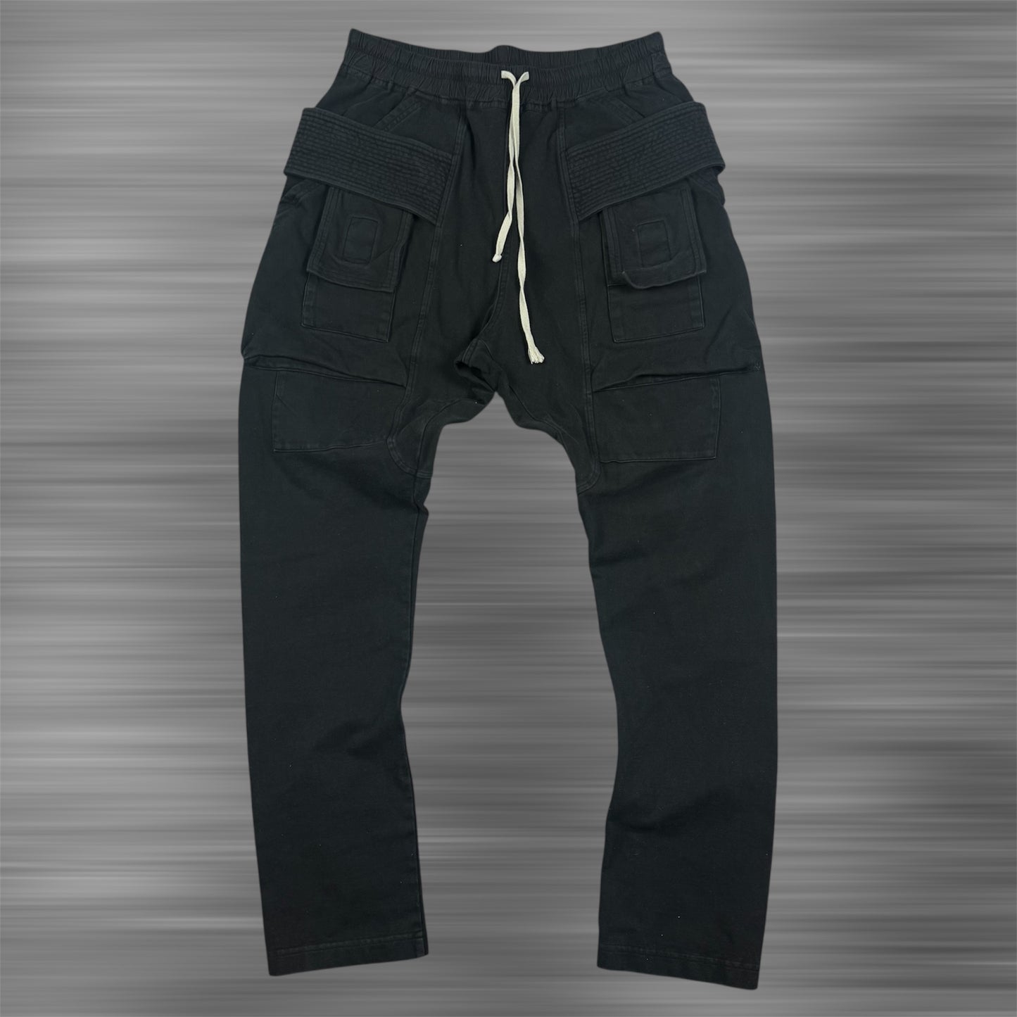 Rick Owens DRKSHDW Black 'Creatch' Cargo Pants
