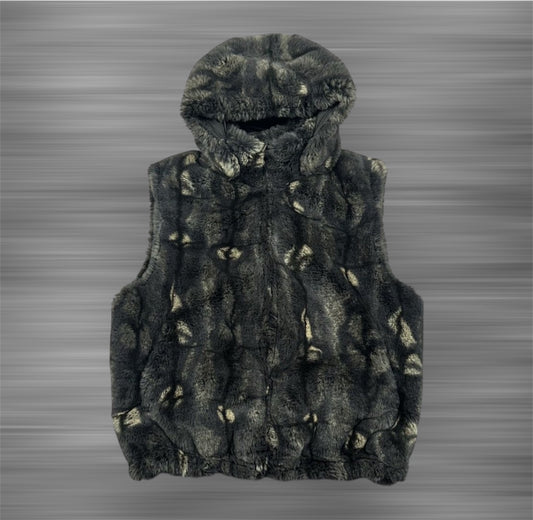 Supreme Faux Fur Hooded Vest
